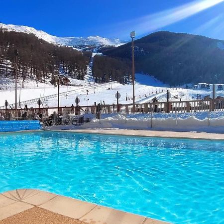 Ferienwohnung T2 + Coin Montagne - Wifi/Piscine - Les Orres 1800 Exterior foto