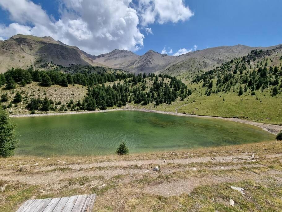Ferienwohnung T2 + Coin Montagne - Wifi/Piscine - Les Orres 1800 Exterior foto