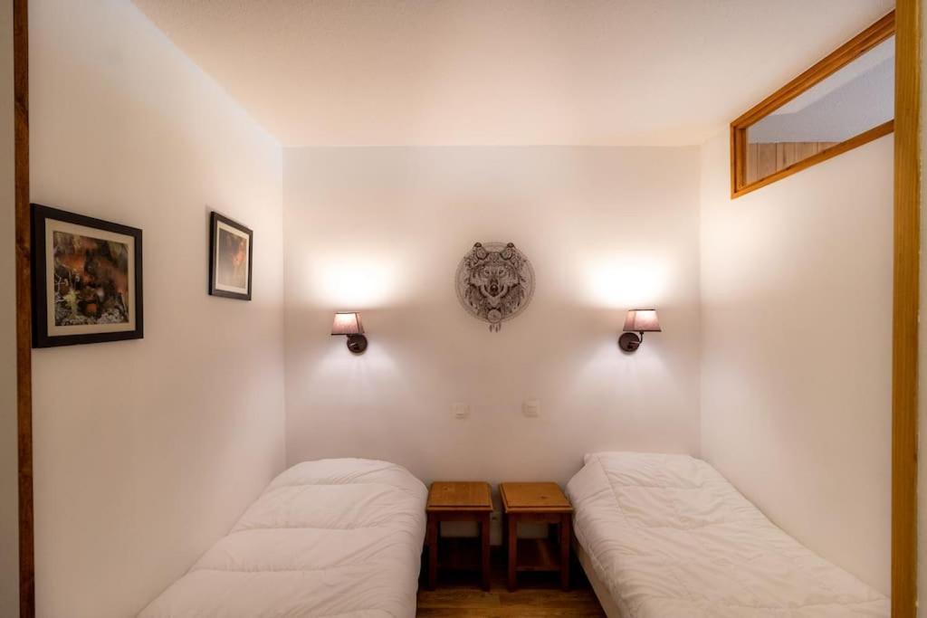 Ferienwohnung T2 + Coin Montagne - Wifi/Piscine - Les Orres 1800 Exterior foto