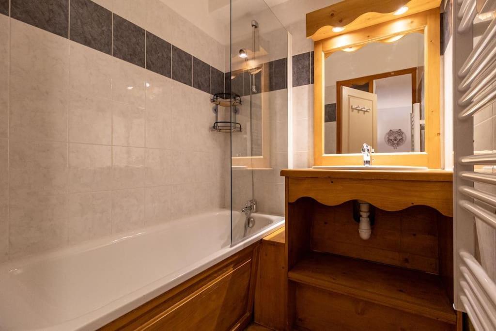 Ferienwohnung T2 + Coin Montagne - Wifi/Piscine - Les Orres 1800 Exterior foto