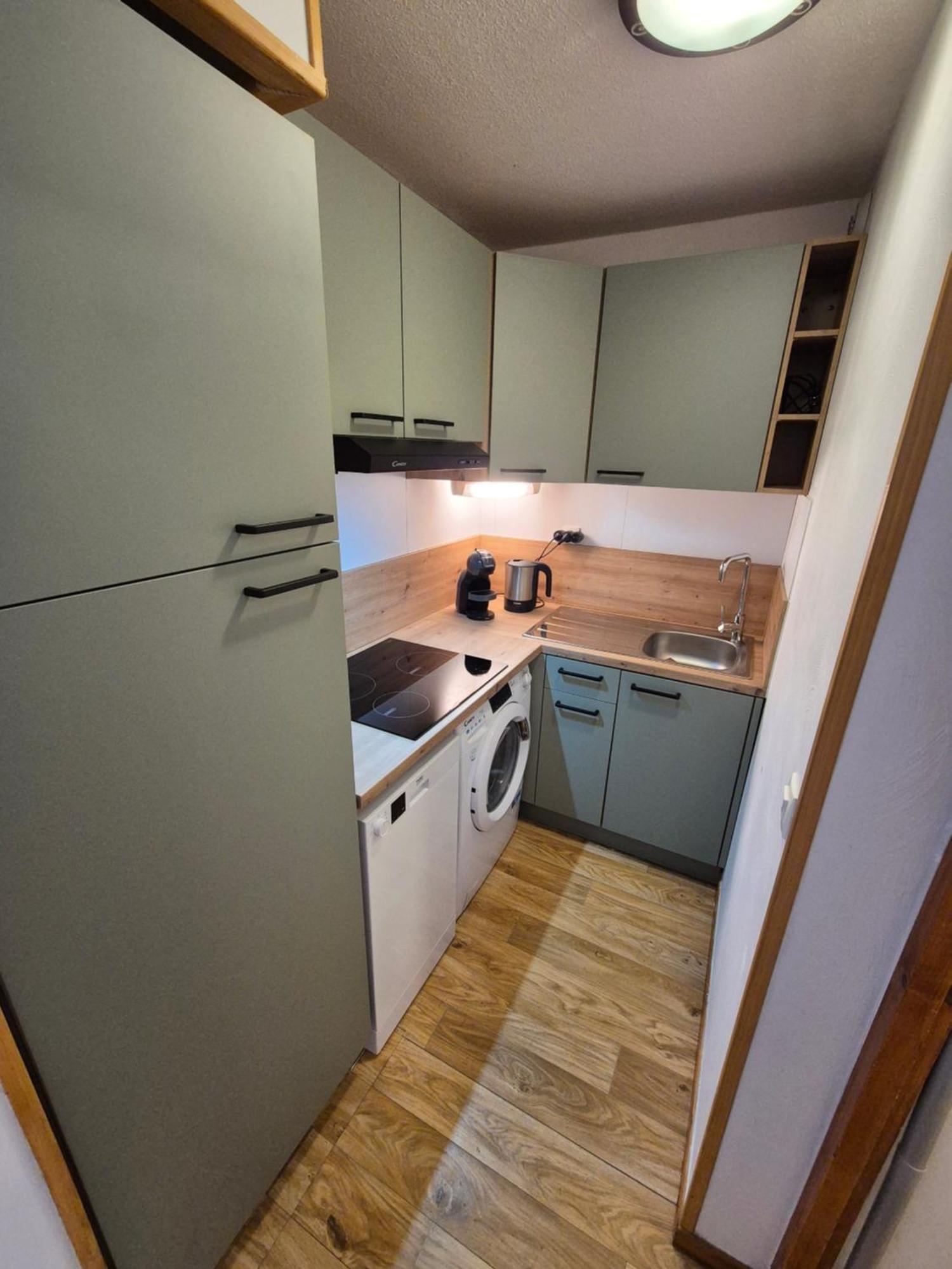 Ferienwohnung T2 + Coin Montagne - Wifi/Piscine - Les Orres 1800 Exterior foto